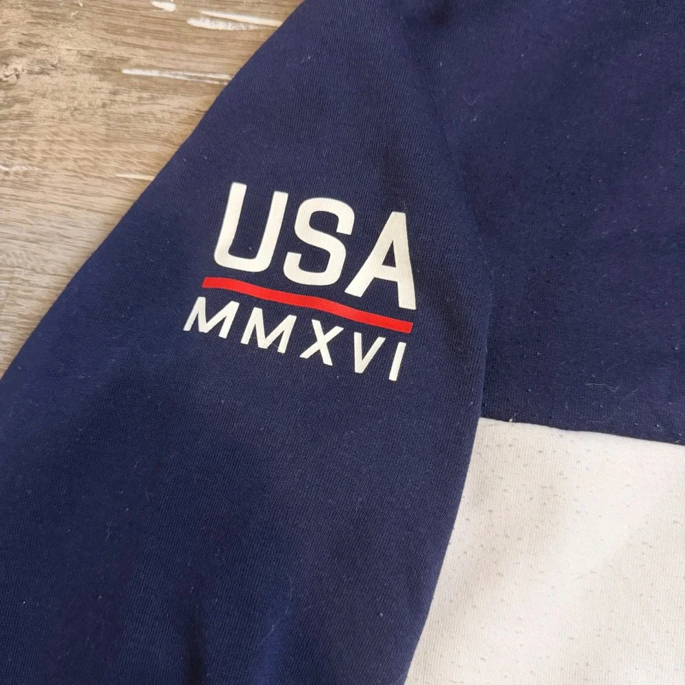 Polo Ralph Lauren Team USA 2016 Olympic Games Track Jacket Navy White Mens Small